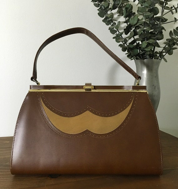 1950s 1960s A Naturalizer Handbag, Vintage Two To… - image 2