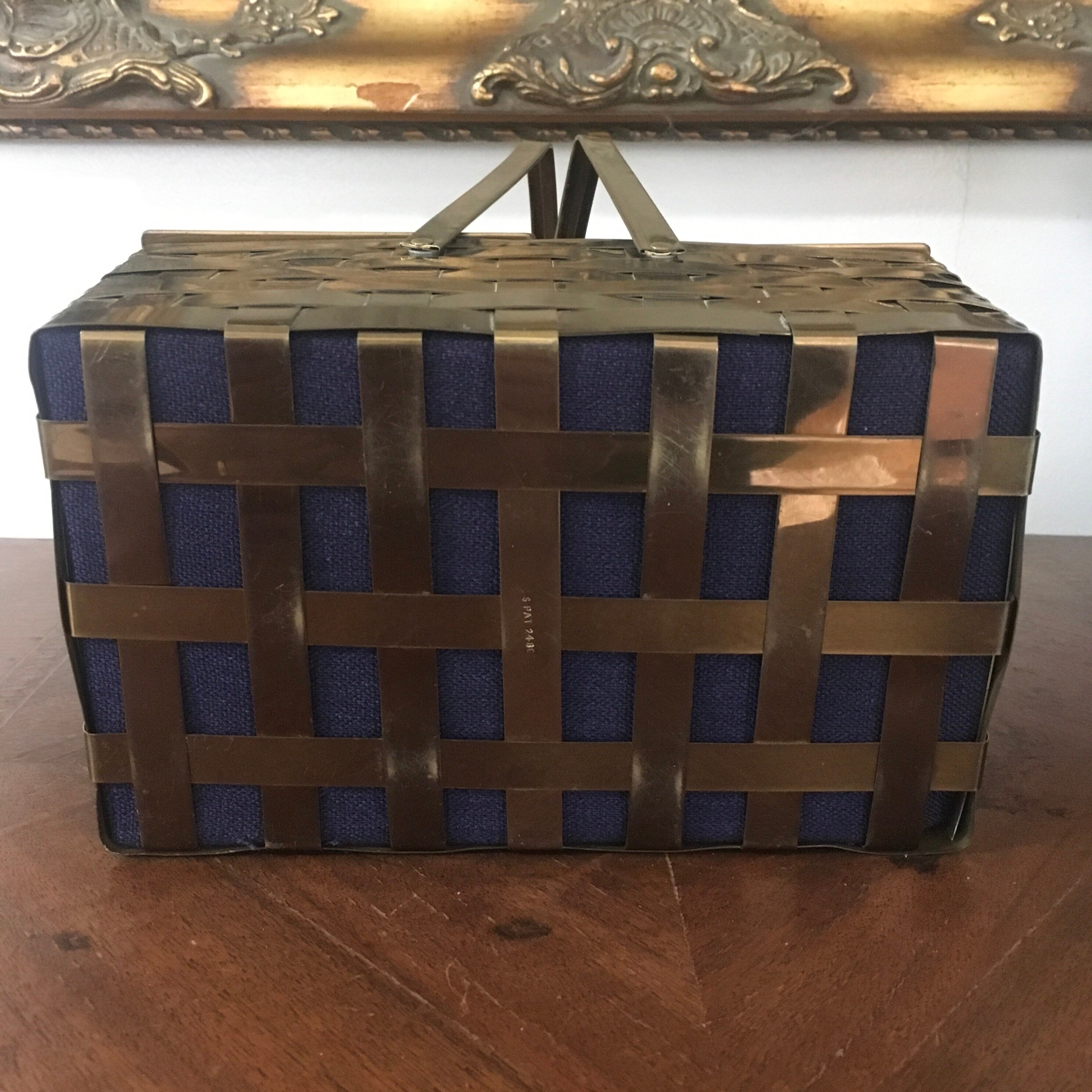1950s Dorset Rex 5th Avenue Metal Woven Basket Purse, 50s 1950s Dorset Rex 5th Avenue Metal Woven Basket Purse, 50s