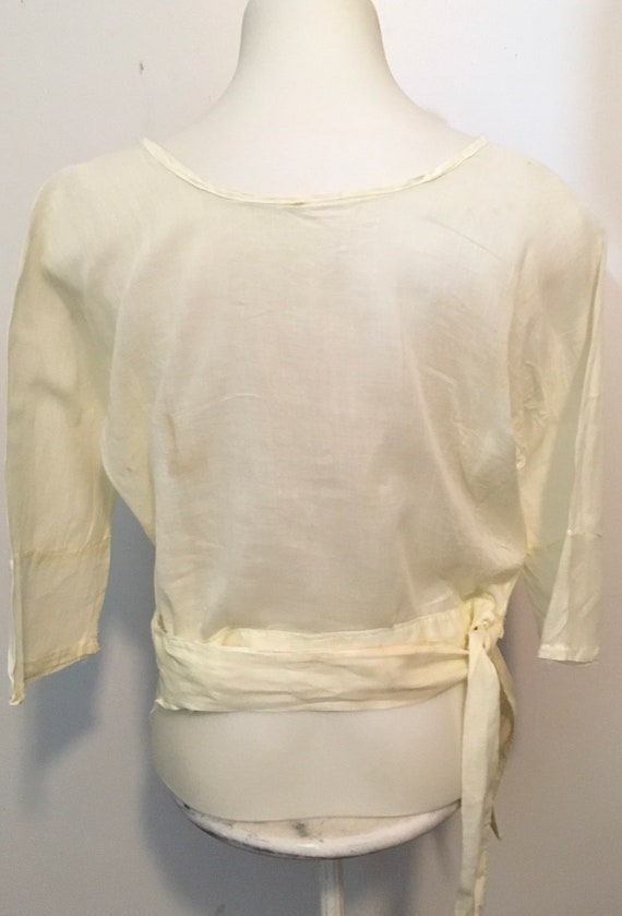 Antique Edwardian Victorian Shirtwaist Blouse - image 9
