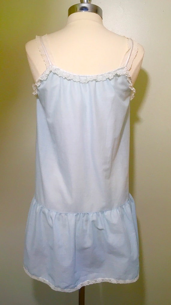 1950s Schrank Cotton Nightgown, Vintage Embroider… - image 10