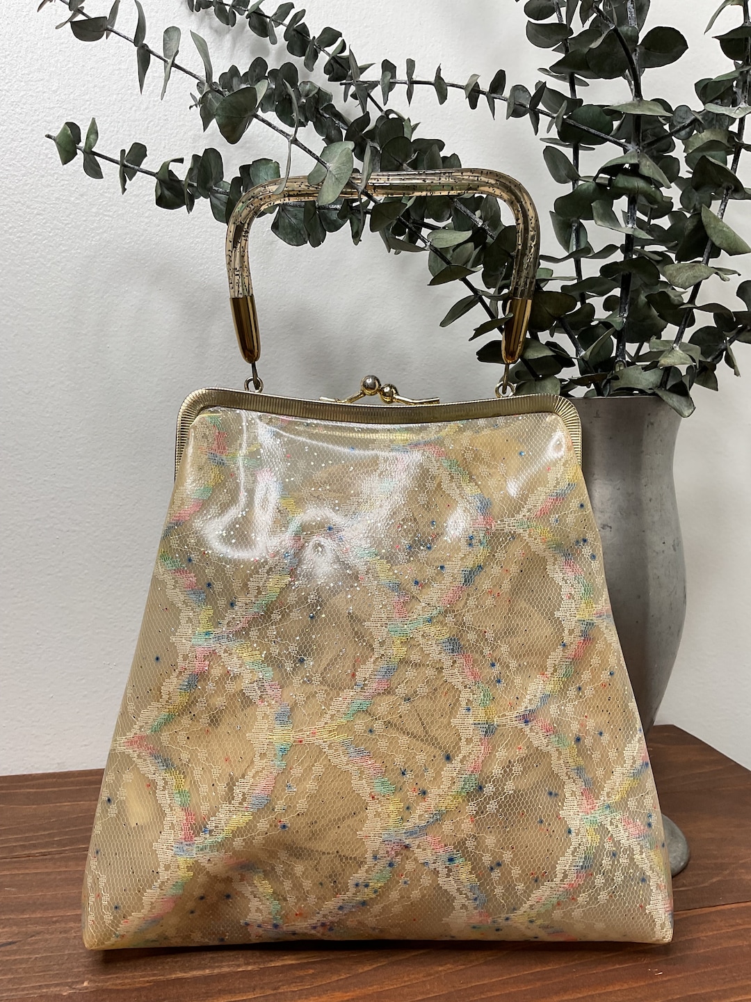 Vintage plastic purses hotsell