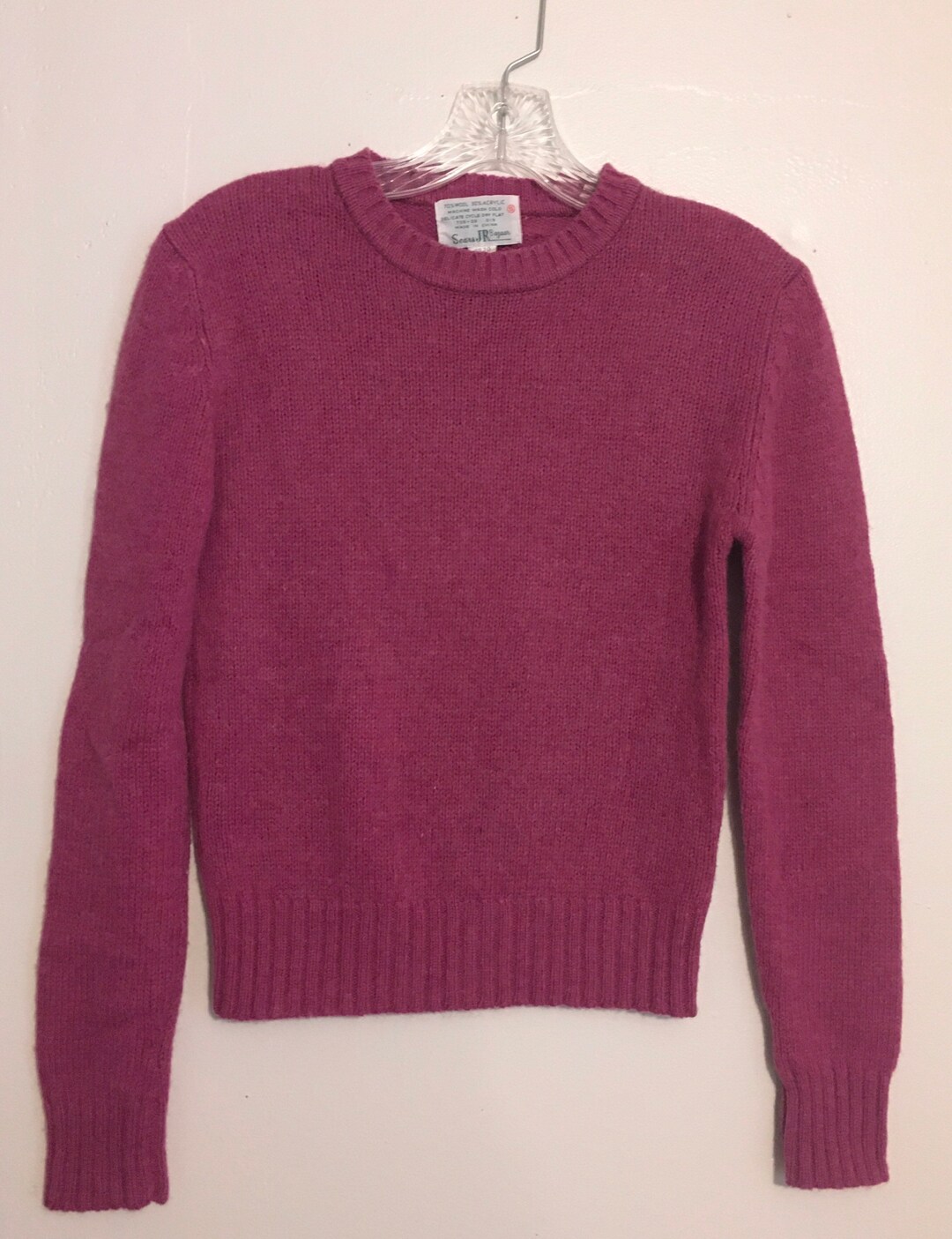 Vintage Sweater Sears 1970s JR Bazaar Sweater - Etsy