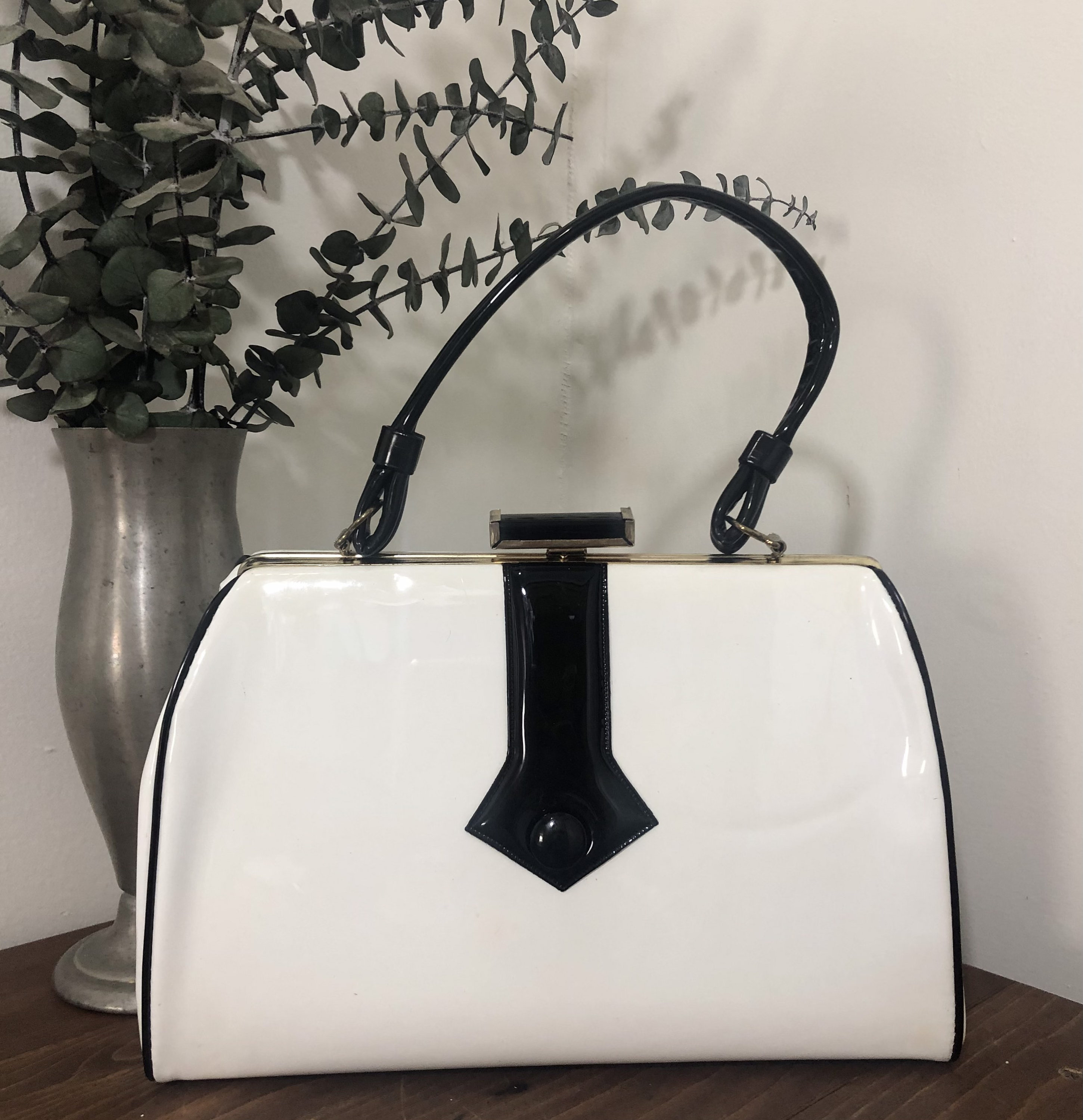 COACH Penn Signature Logo Patent Leather Shoulder Bag | Dillard's