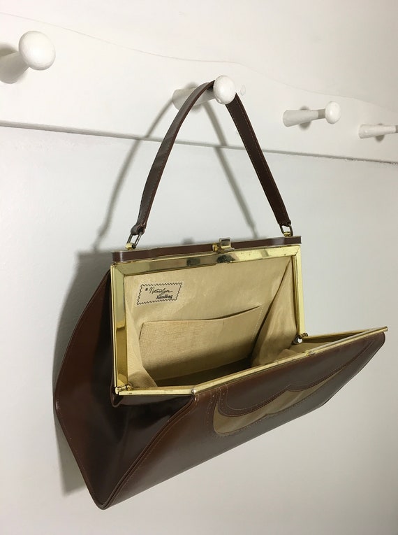 1950s 1960s A Naturalizer Handbag, Vintage Two To… - image 6