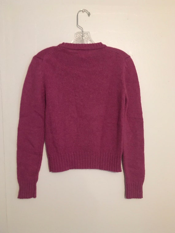 Vintage Sweater, Sears 1970s JR Bazaar Sweater - Gem