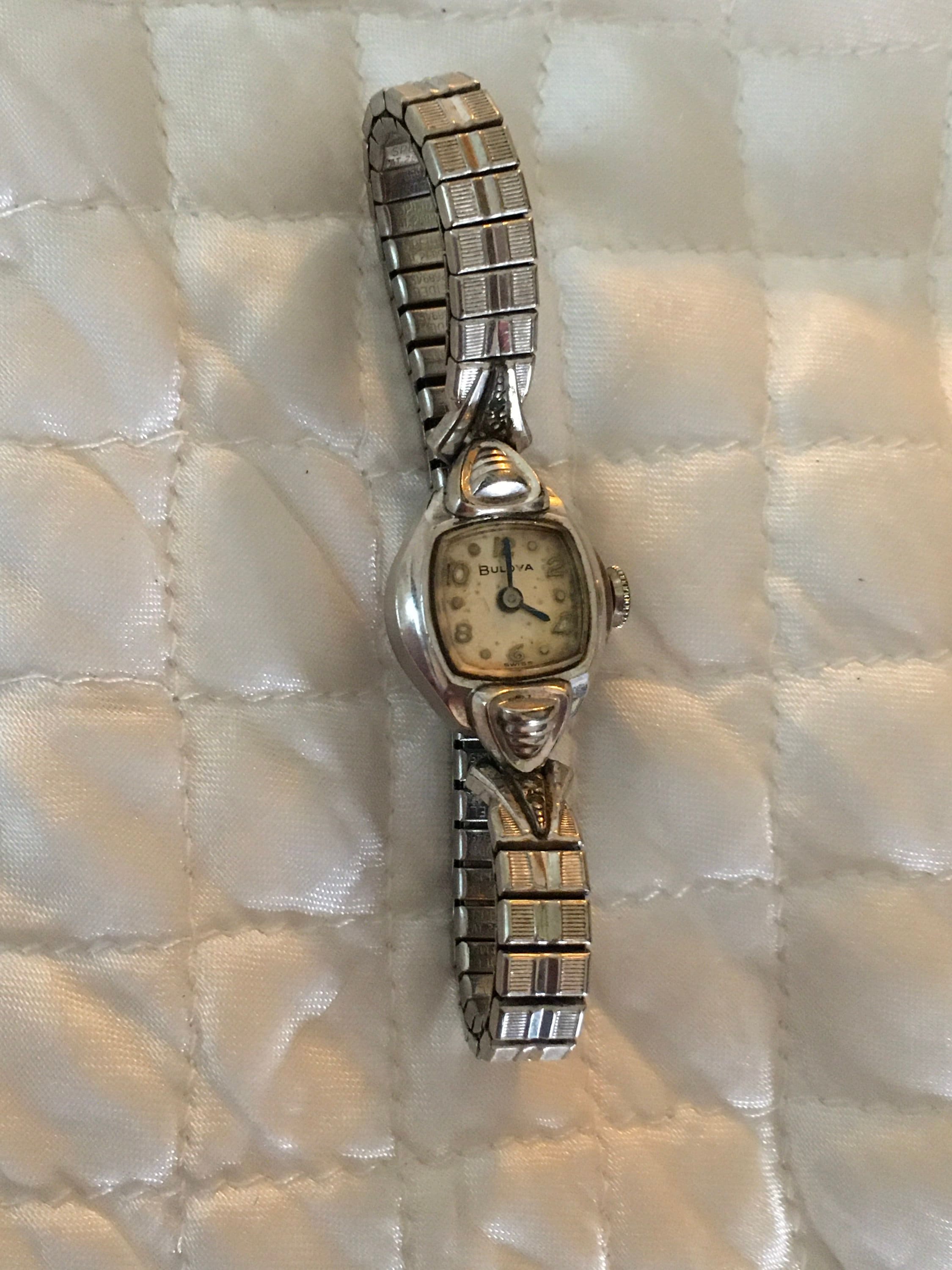 Vintage Ladies Bulova Wind Up Wristwatch Vintage Watch Etsy