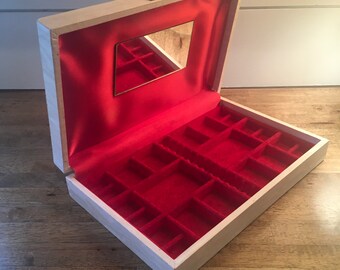 70S Retro Jewelry Box - vintage 70s jewelry box