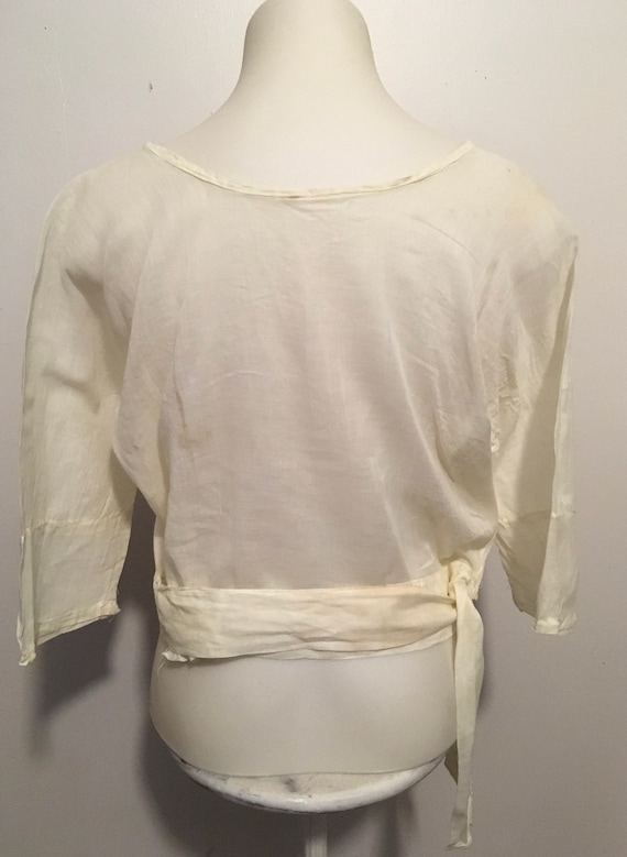 Antique Edwardian Victorian Shirtwaist Blouse - image 10