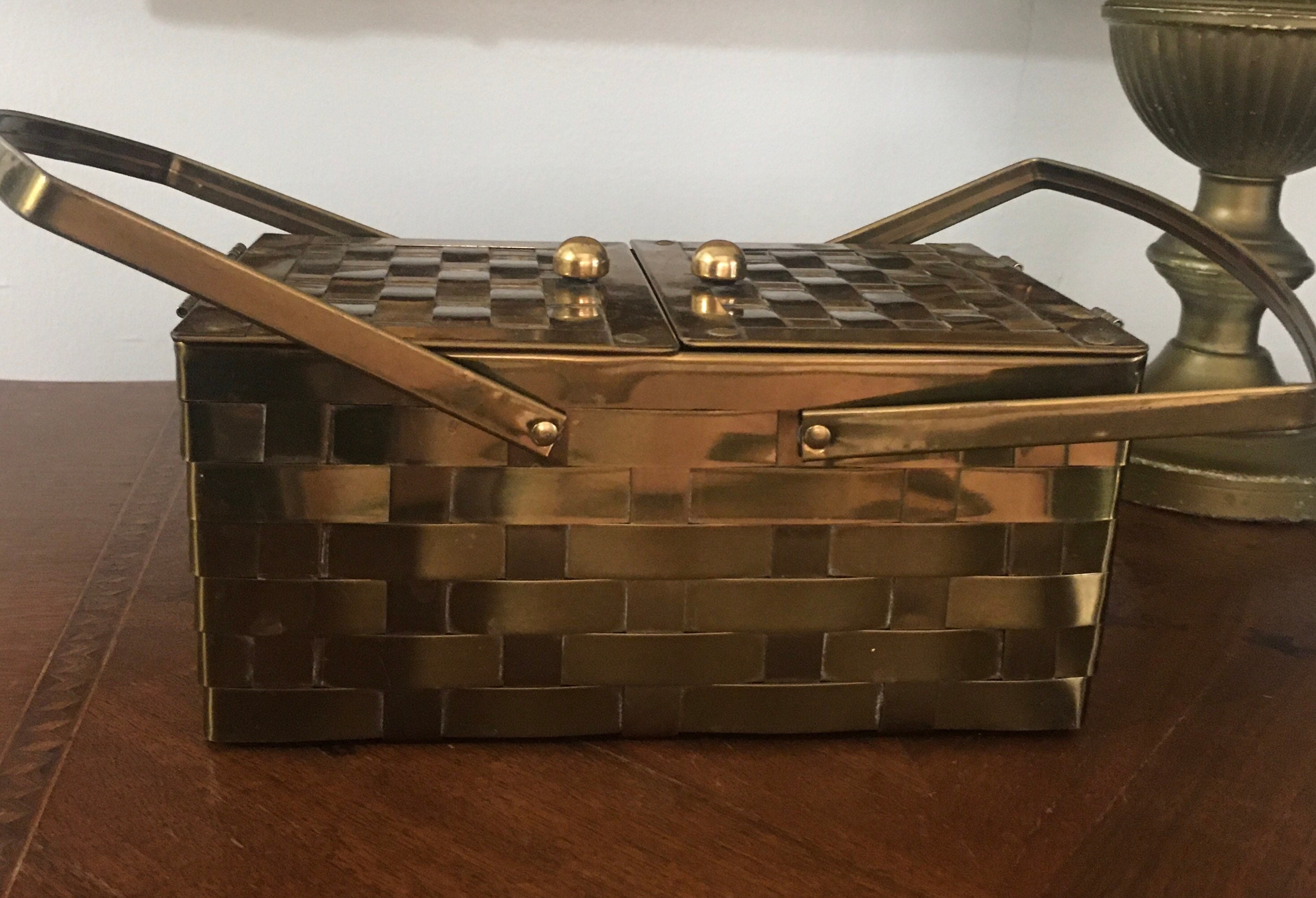 1950s Dorset Rex 5th Avenue Metal Woven Basket Purse, 50s 1950s Dorset Rex 5th Avenue Metal Woven Basket Purse, 50s