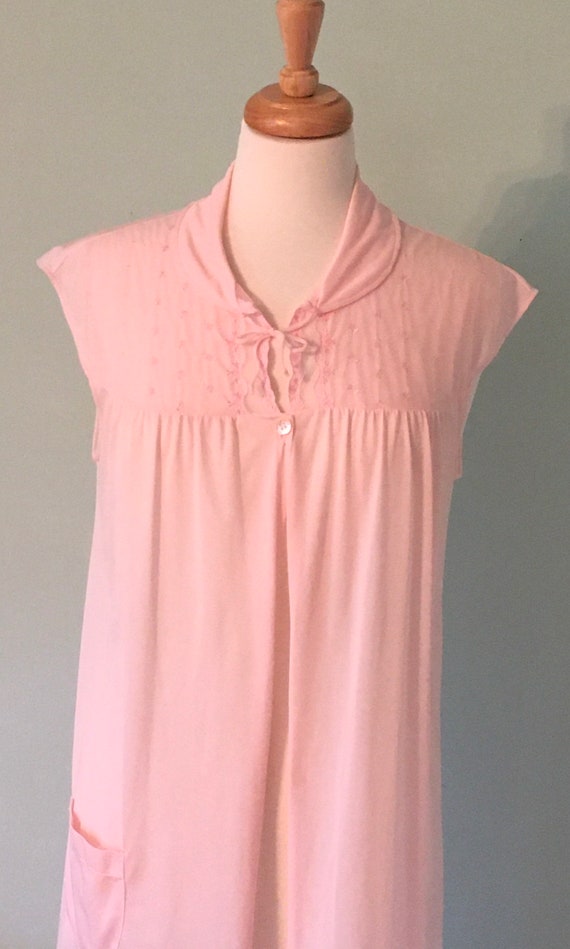 Vintage Kayser Nightgown, 1960s Pink Lingerie