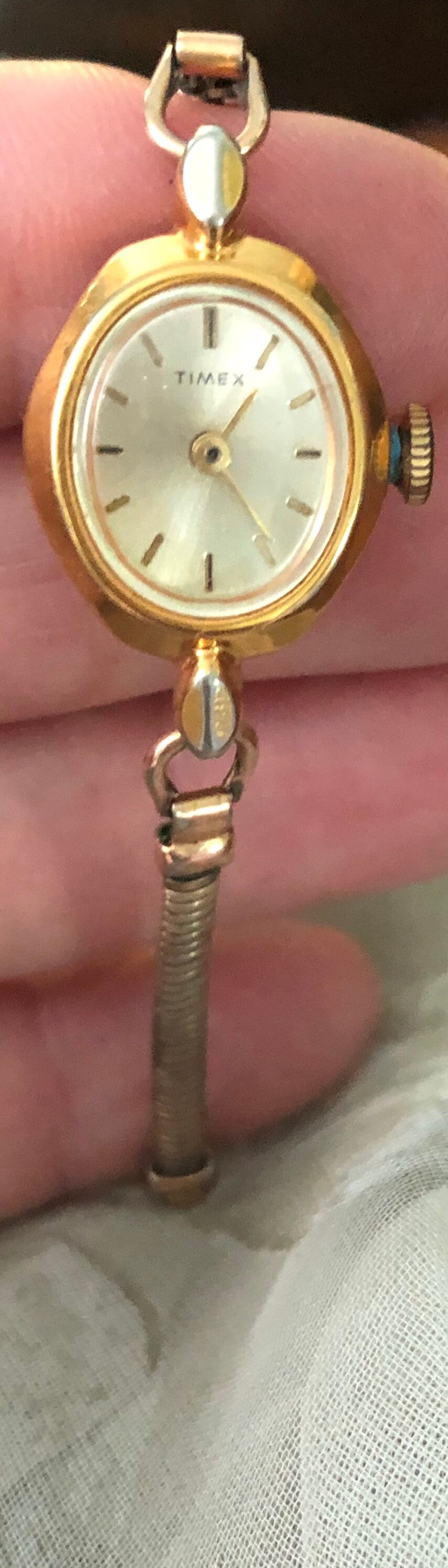 Vintage TIMEX Ladies Wind up Wrist Watch Vintage Bracelet Etsy