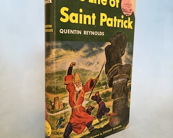 The Life of Saint Patrick by Quentin Reynolds  | 1955 Rare Hardback |  Landmark Books Series