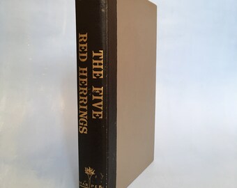 The Five Red Herrings (aka Suspicious Characters) by Dorothy L. Sayers 1950's  Lord Peter Wimsey Detective Murder Mystery Novel