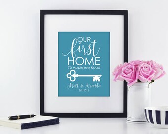 Realtor Closing Gift | Unique Realtor Closing Gift | Housewarming Gift | Personalized First Home Gift | Closing Gift | Home Sweet Home Sign
