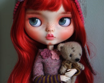 OOAK Custom Blythe Muñeca Berry de Cihui