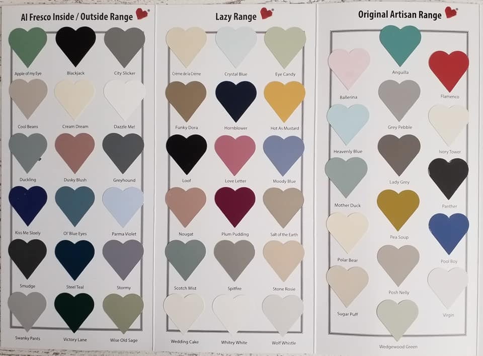 Frenchic Paint Color Chart