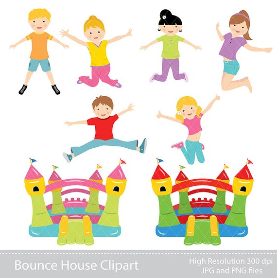 Download Bounce House Clipart Bounce Castle Clipart Bounce House Clp Art Instant Download Only For Personal Use