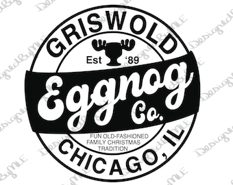 Griswold Eggnog Company SVG: Christmas Vacation Design (Digital Download)
