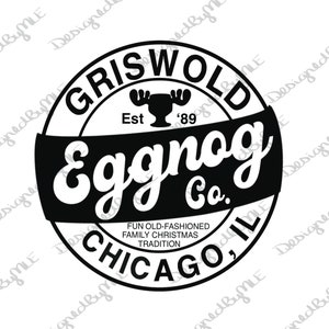 Griswold Eggnog Company SVG, PNG, JPG, Christmas Vacation Digital Download, Christmas Design, Christmas Shirt Design, Cousin Eddie Design