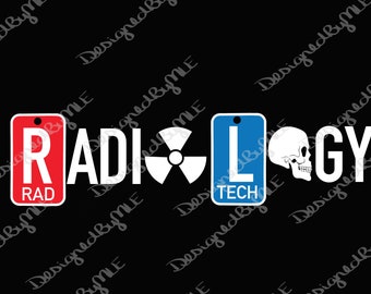 Radiology SVG, PNG, JPG, Radiology Skull, Instant Download