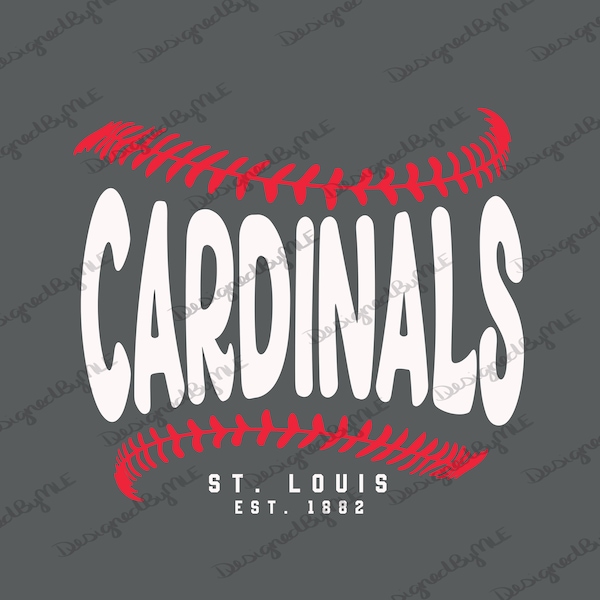 Cardinals Baseball PNG, SVG, Baseball, St Louis, Baseball Design, Cards, Cardinal, Instant Download