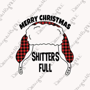 Joyeux Noël Shitters Full SVG PNG JPG - Cousin Eddie Design (téléchargement numérique)