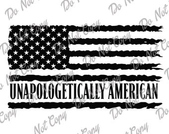 Distressed American Flag Car Decal: Unapologetically American