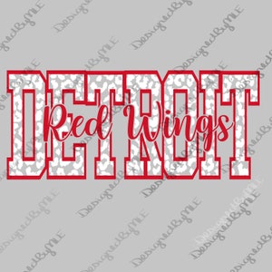 Detroit Red Wings NHL Iron-On Patch – Hockey Shoe Decal