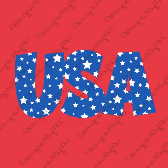 USA Star SVG PNG Patriotic Forth of July Independence Day - Etsy