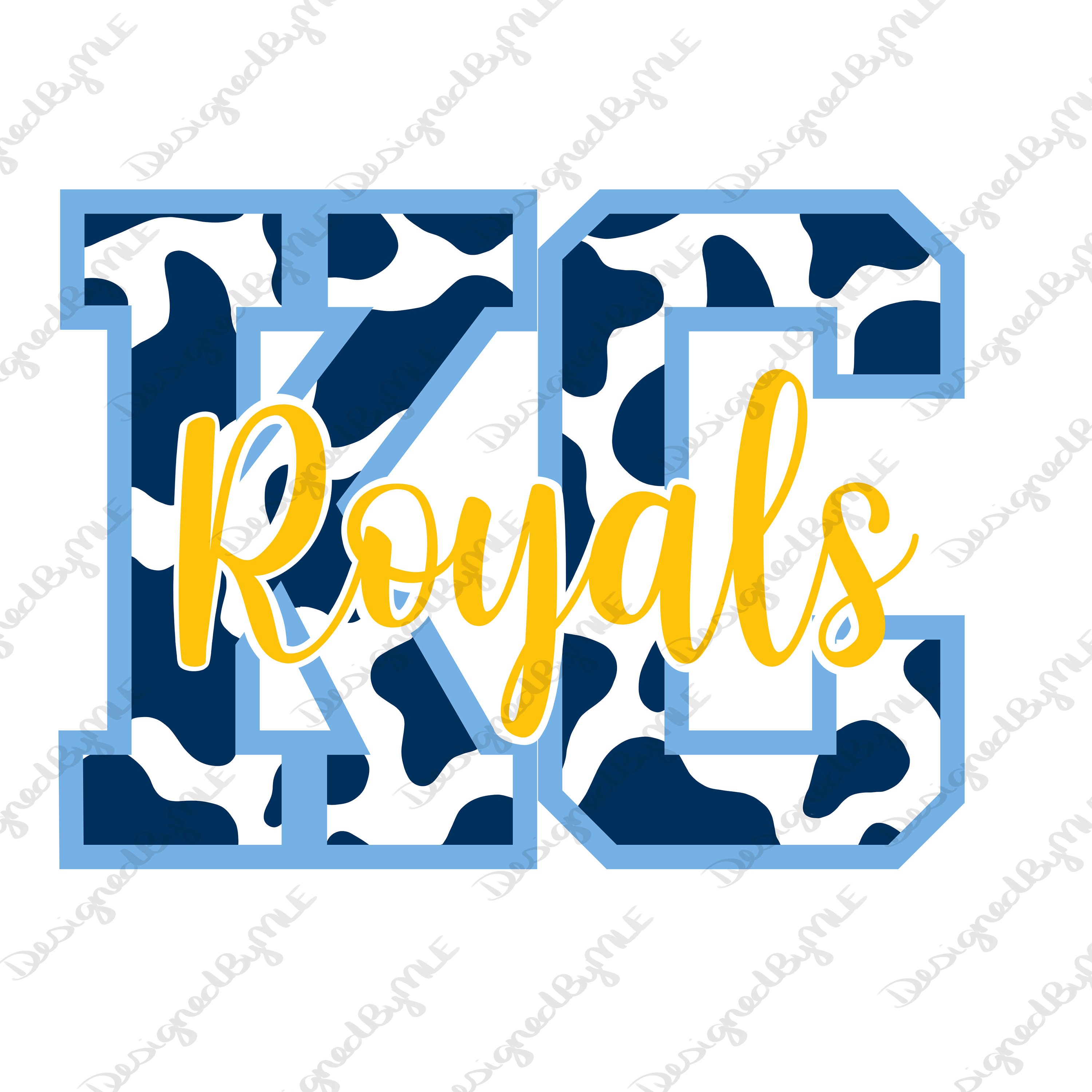 Royals Cow SVG PNG Kansas City Royals Baseball KC Cow 
