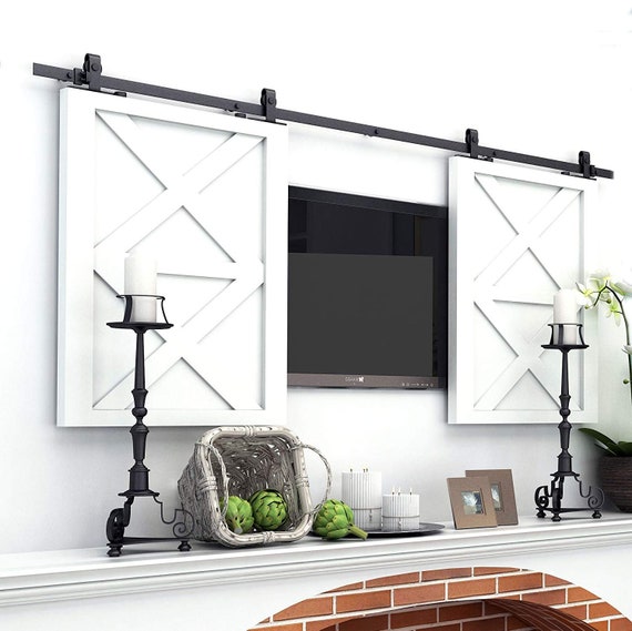 Strap Wooden Cabinet Mini Barn Door Hardware Small Pat House Sliding