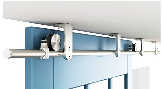 Multi Size Stainless Steel Ceiling Mount Flat Roller Sliding Etsy