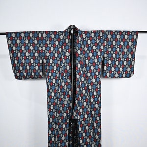 Vintage Japanese Multi Colors Yukata Kimono Jacket