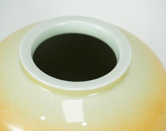ヴィンテージ 深川磁器 平山郁夫 シルクロード ラクダ隊商 装飾壺 花瓶