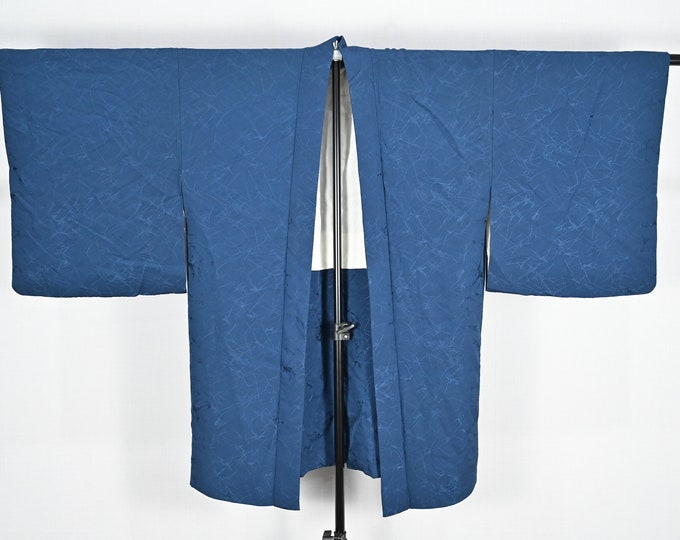 Vintage Japanese Blue Haori Kimono Jacket - Etsy