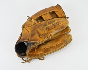 ヴィンテージ ミズノ ビッグ M 野球 レザー グローブ BUW リーグ