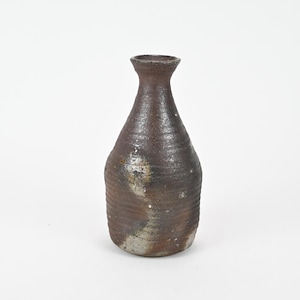 Vintage Japanese Pottery Bizen Ware Tokkuri Sake Bottle