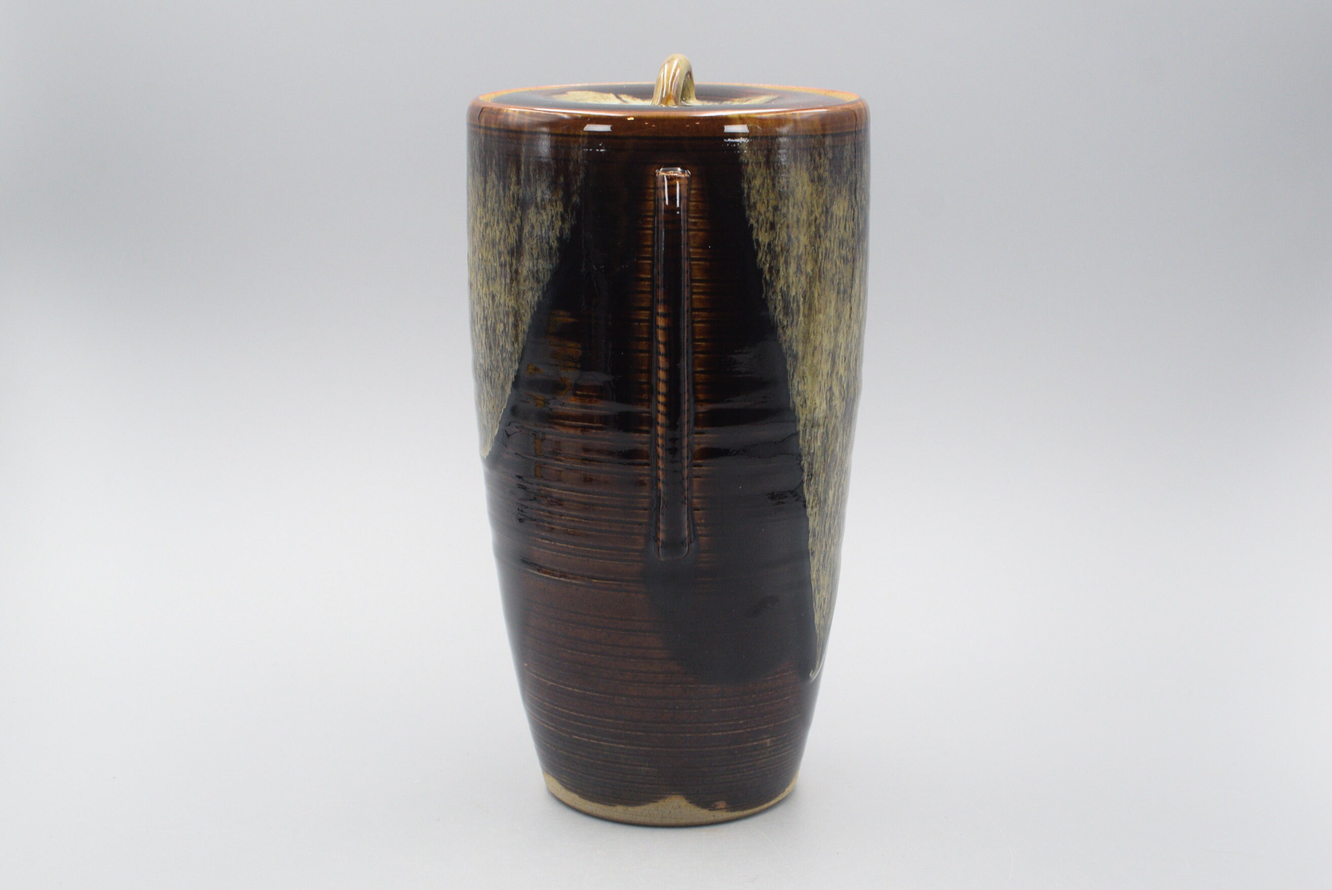 Japanische Keramik große Form braun Glasur Tee Lagerung Tee | Etsy