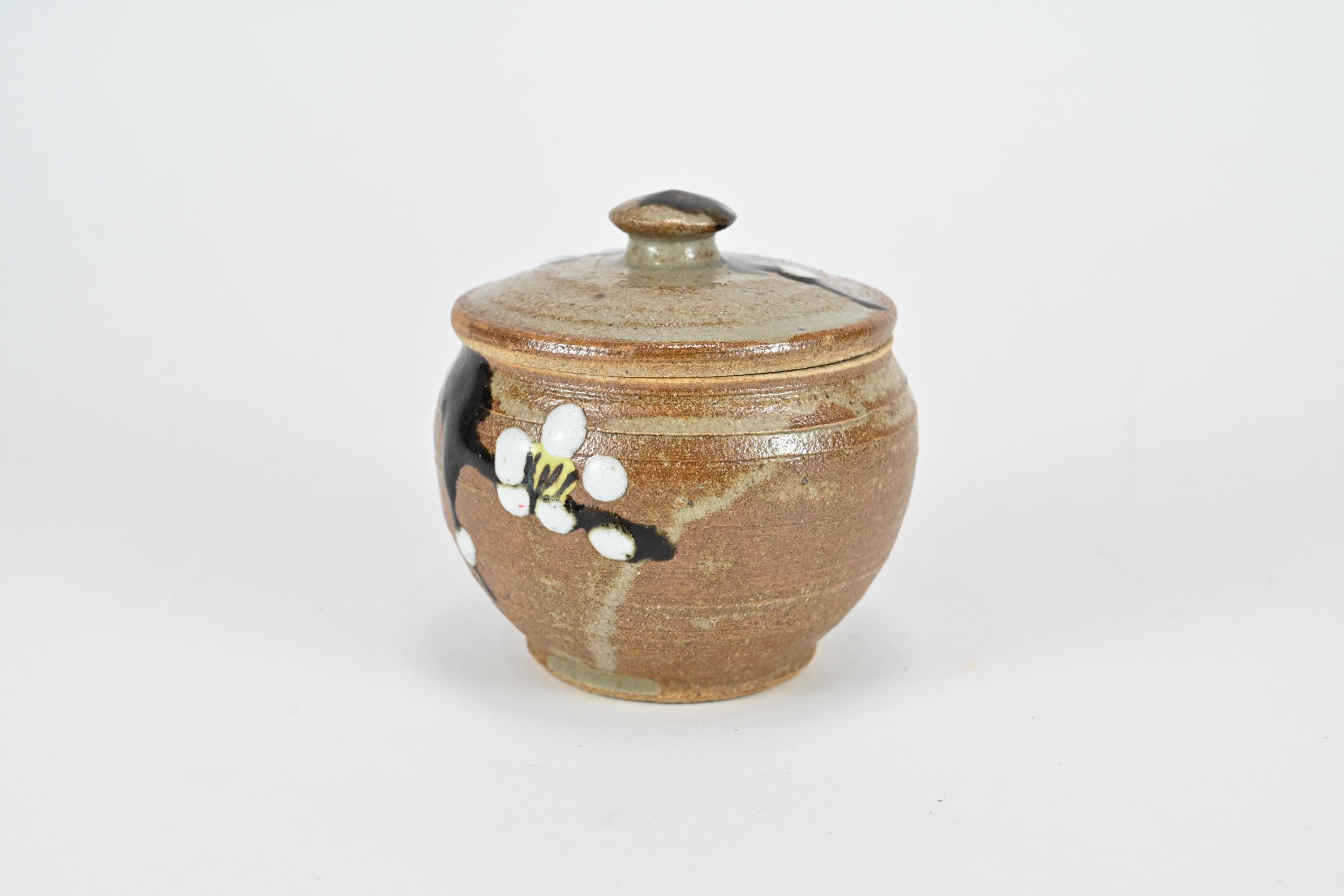 佐久間藤太郎 (1900-1976) ヴィンテージ日本陶器益子蓋壺 - Etsy 日本