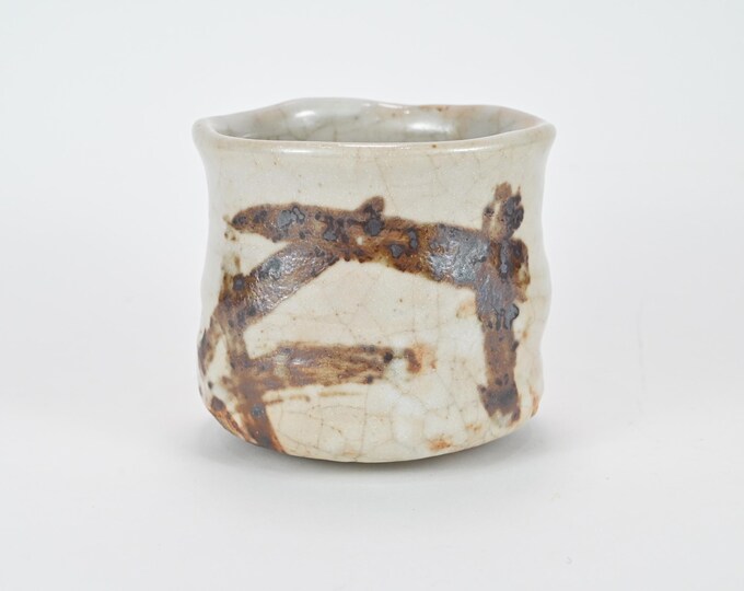 Vintage Japanese Shino Ware Pottery Chawan Tea Bowl - Etsy