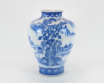 Rare Antique Japanese Blue and White Porcelain Sometsuke Arita