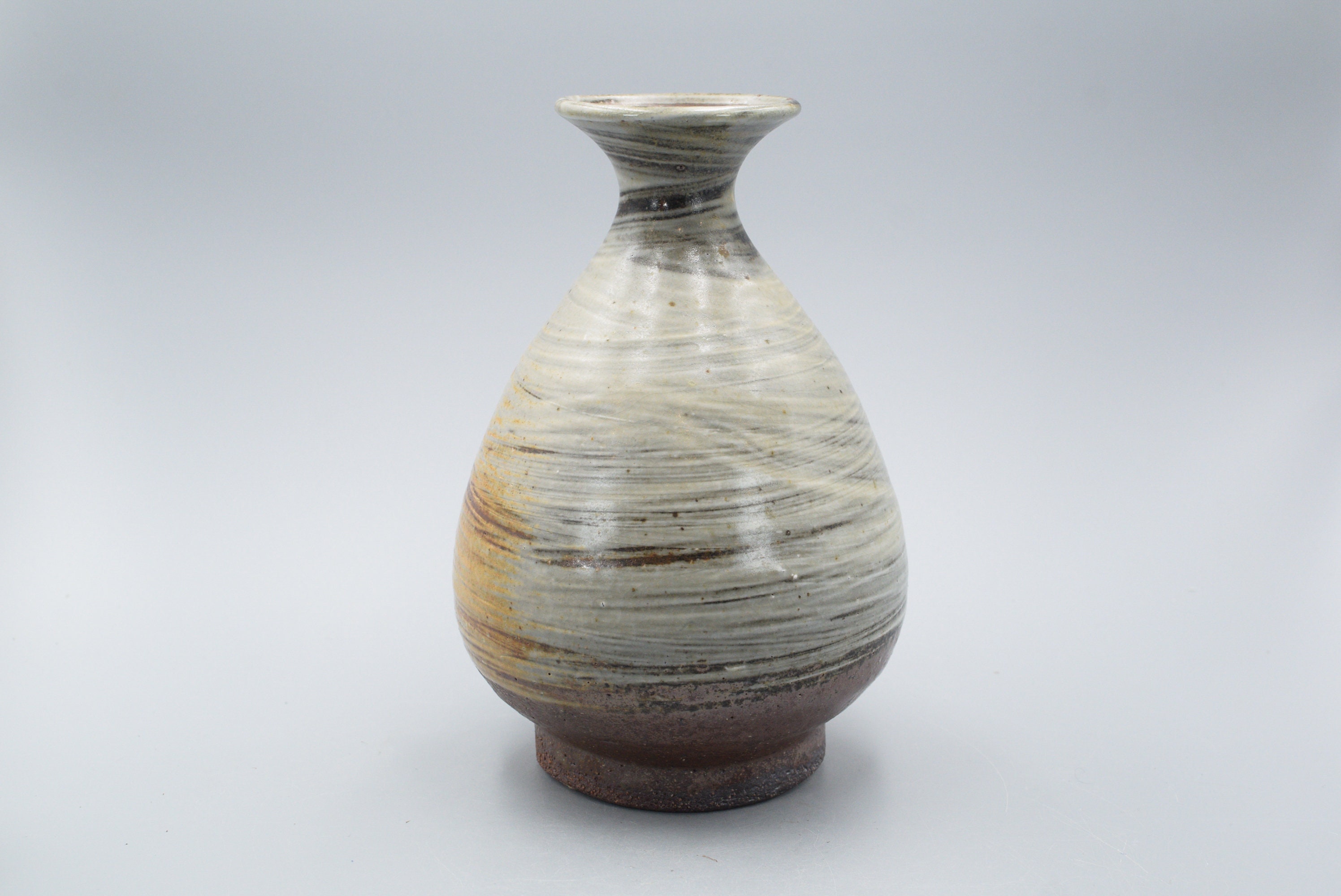 Vintage Japanese Studio Pottery Hakame Style Vase - Etsy