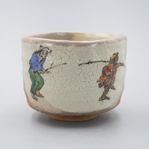 Nishiyama Shoraku Japanese Pottery Chawan Ceremony Tea Bowl