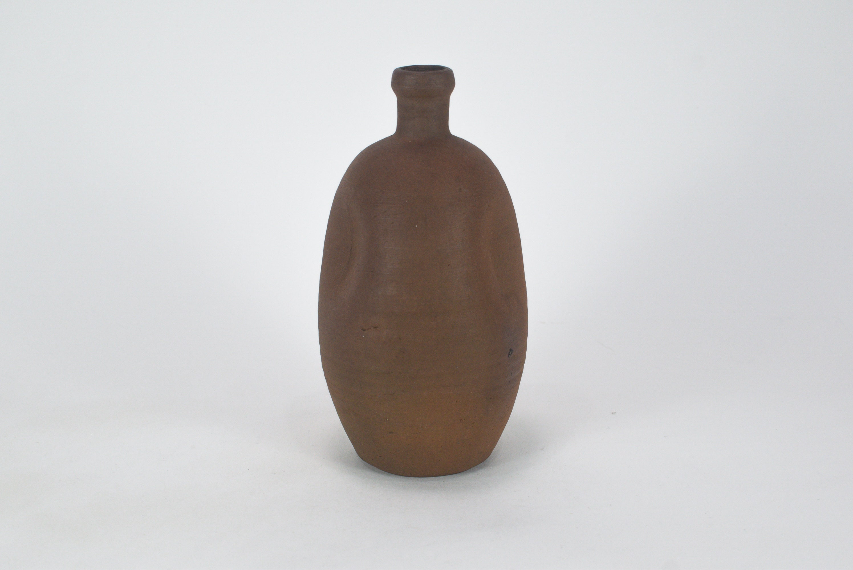 Vintage Japanese Pottery Bizen Ware Hotei Buddha Tokkuti Sake Etsy