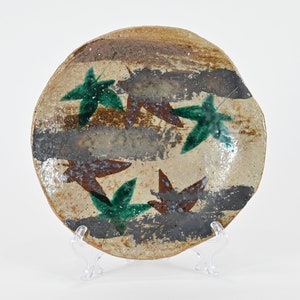Vintage Japanese Pottery Kutani Ware Dish