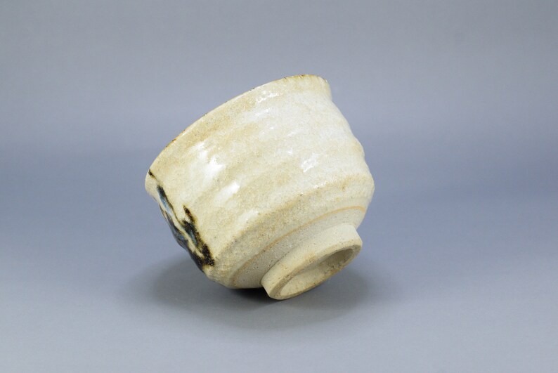 Vintage Japanese Crackle Glaze Pottery Yunomi Chawan Tea Cup Etsy