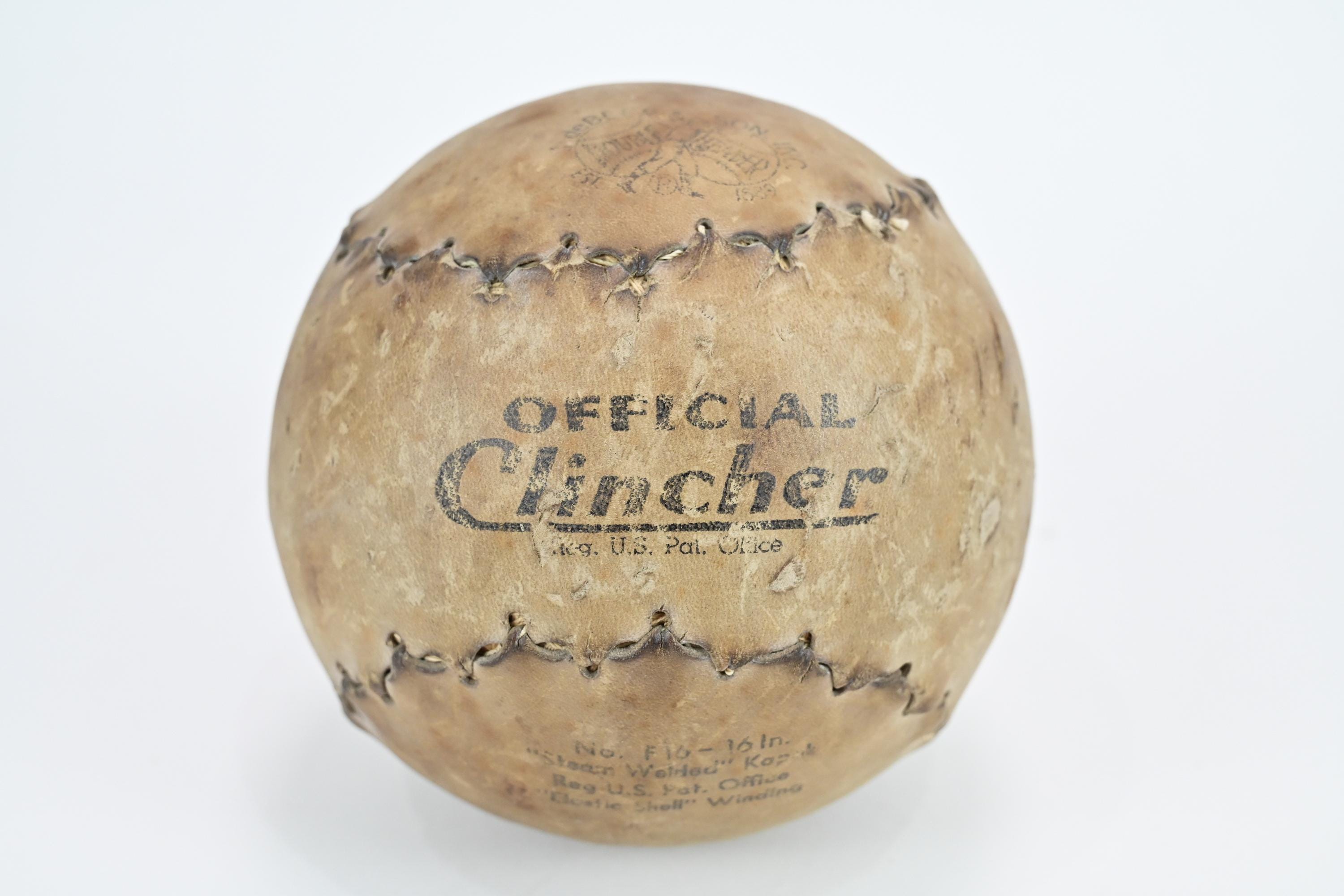 Balle De Softball DeBeer & Son F12 Double Tête - Vintage Avec Boîte