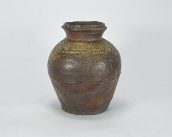 ヴィンテージ日本陶器信楽焼壺壺花瓶 - Etsy 日本