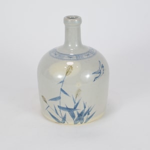 Vintage Japanische Studio Keramik Flasche Vase