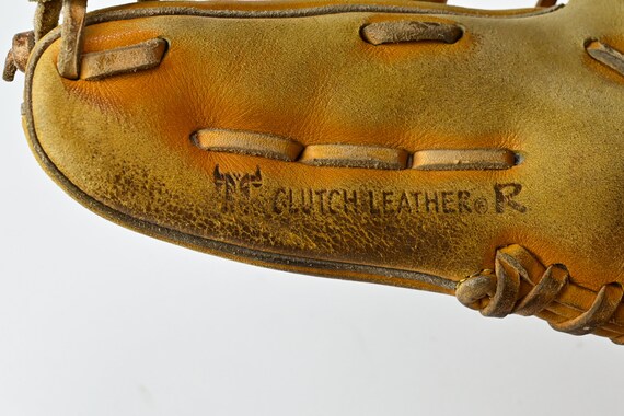 Vintage Mizuno Big M Baseball Leather Glove BUW League